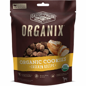 Organix Castor & Pollux Organic Dog Cookie Chicken Recipe, 12 oz Bag