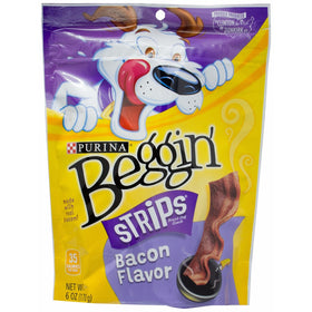 Beggin' Strips Purina Dog Snacks, Bacon, 6 oz