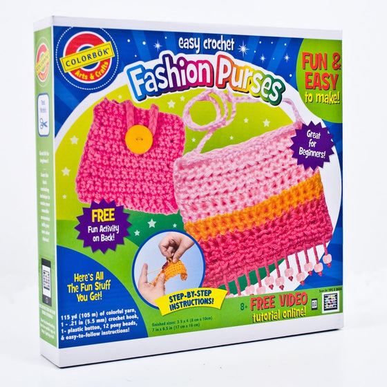 Colorbok Easy Crochet Fashion Purses