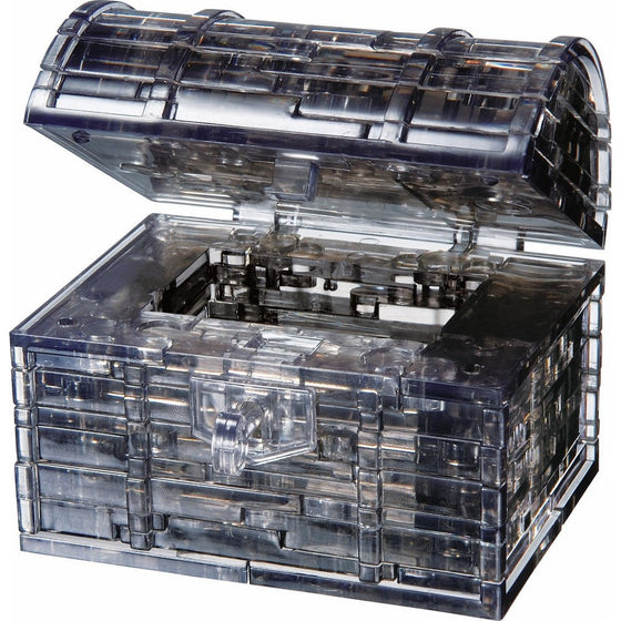 Original 3D Crystal Puzzle - Treasure Chest Black