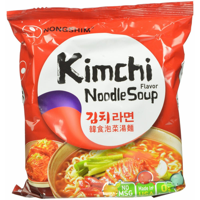 NongShim Noodle Soup, Kimchi, 4.2 Ounce (Pack of 16)