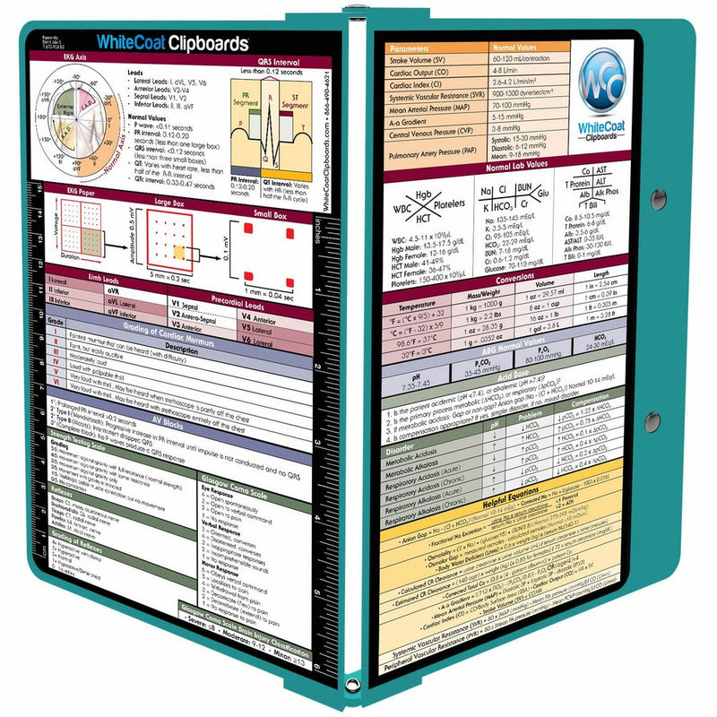 WhiteCoat Clipboard - Teal - Medical Edition