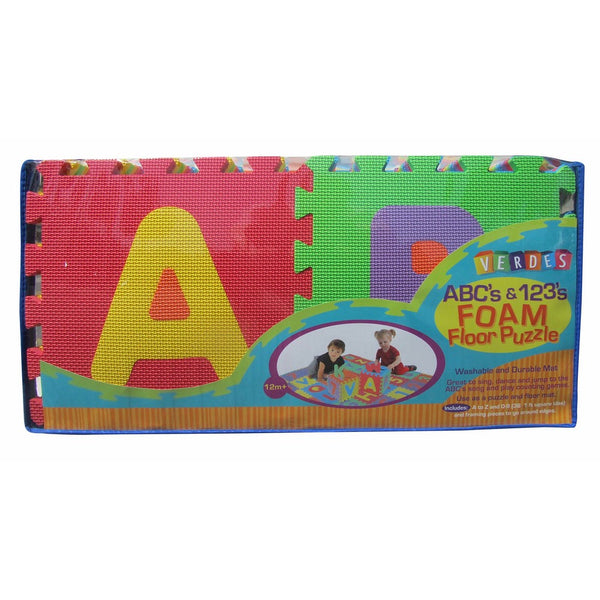 Verdes Alphabet and Numbers Foam Puzzle Playmat