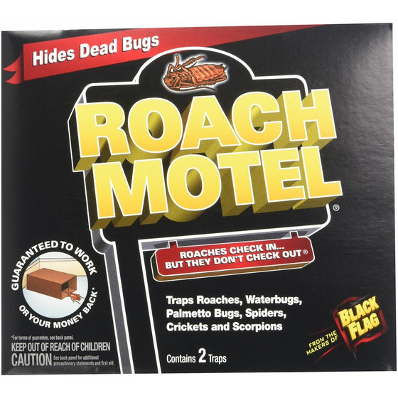 (6 Pack) Black Flag Roach Motel Insect Trap