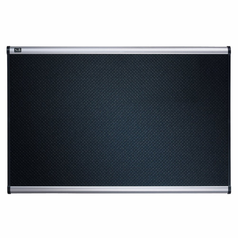 Quartet Bulletin Board, 3' x 2', Embossed, Hi-Density Foam, Aluminum Frame (B343A)