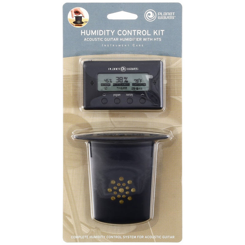 Planet Waves Acoustic Guitar Humidifier with Digital Humidity & Temperature sensor