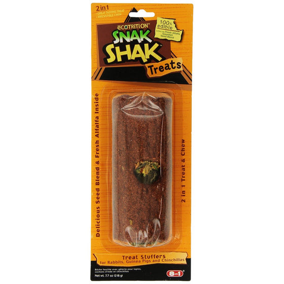 eCotrition Small Animal Snak Shak Treat Stuffer, 7.7-Ounce