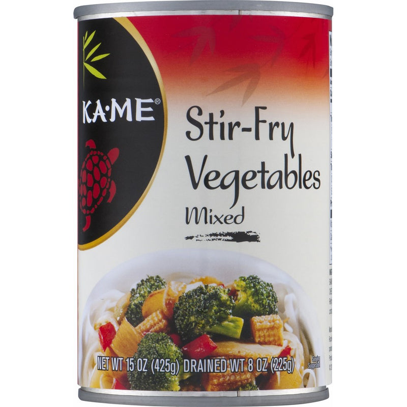 Ka-Me Stir Fry Vegetables, Mixed Vegetables, 15 Ounce (Pack of 12)