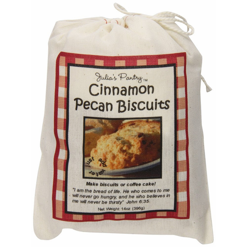 Julia's Pantry Biscuits, Cinnamon Pecan, 14 Ounce