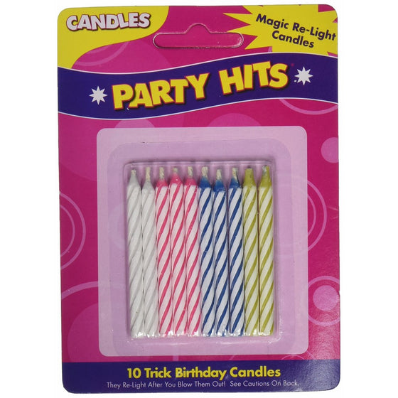 Magic Relighting Birthday Candles(Package May Vary)