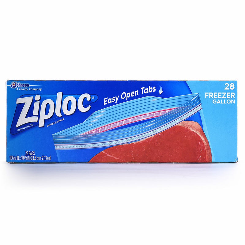 Ziploc Freezer Bag, Gallon, Value Pack, 28 ct