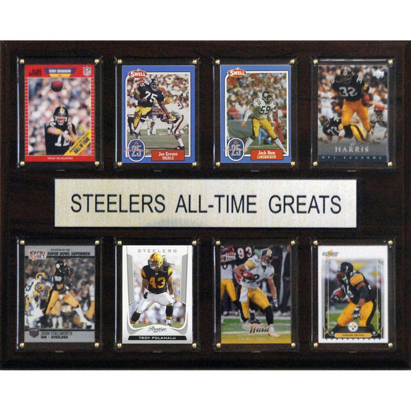 NFL Pittsburgh Steelers All-Time Greats Plaque