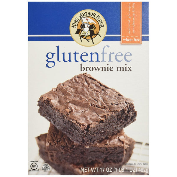 King Arthur Mix Brownie Gluten free, 17 oz