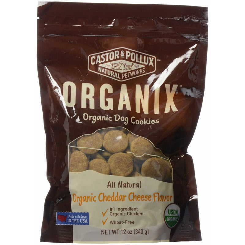 Organix, Organic Dog Treat Cookies Cheddar Cheese, 12 oz