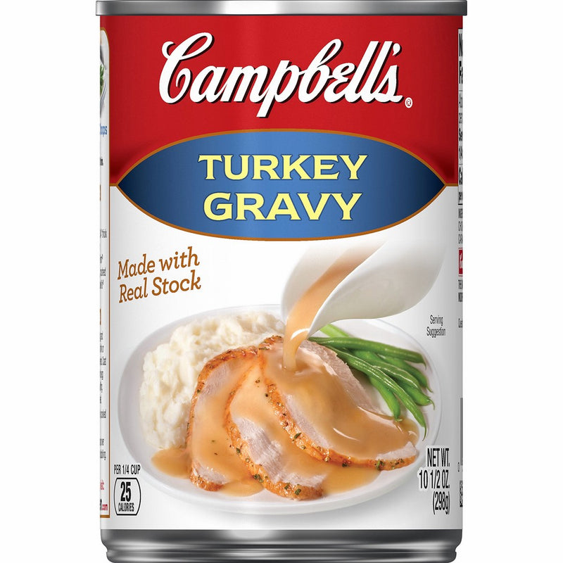 Campbell's Gravy, Turkey, 10.5 Ounce (Pack of 12) (Packaging May Vary)