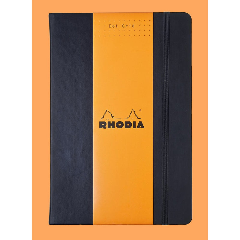 Rhodia Black Webnotebook 5.5 inch x 8.3 inch Dot Grid