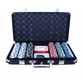 Classic Game Collection 300 Chip Poker Game Set