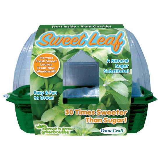 Sprout 'n Grow Greenhouses Sweet Leaf (Colors May Vary)