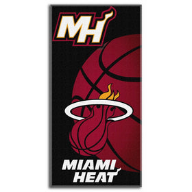 The Northwest Company NBA Miami Heat Emblem Beach Towel, 28 x 58-Inch