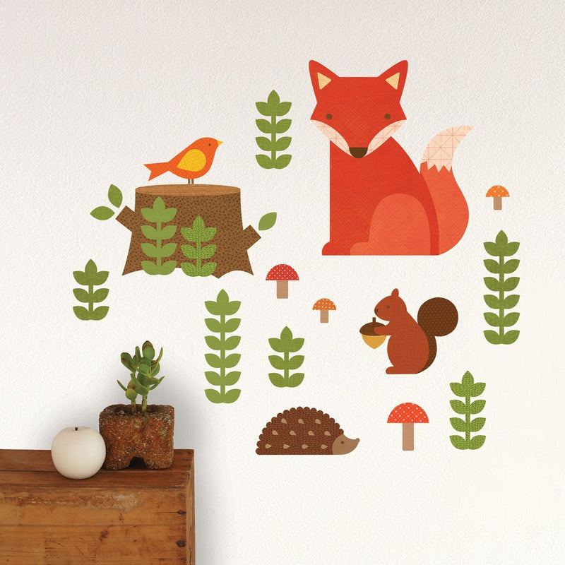 Petit Collage Wall Decal, Woodland