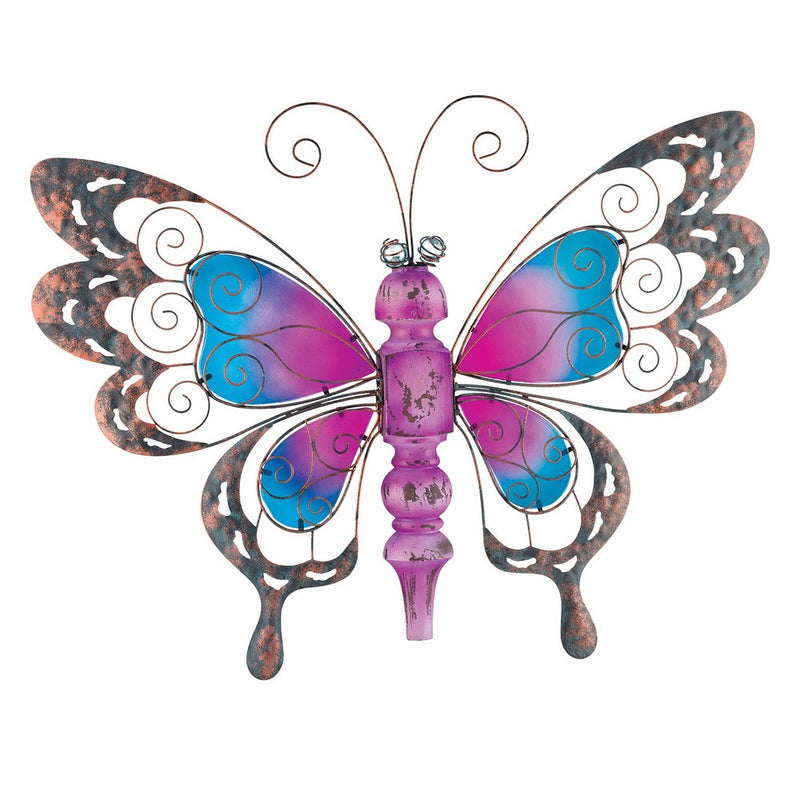 Regal Art &Gift Country Wood Butterfly Standing Art, Purple