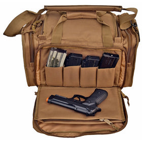 EXPLORER Large Padded Deluxe Tactical Range Bag - Rangemaster Gear Bag Tactical Assault Gear Sling Pack Range Bag Hiking Fanny Pack Waist Bag Shoulder Backpack EDC Camera Bag MOLLE Modular