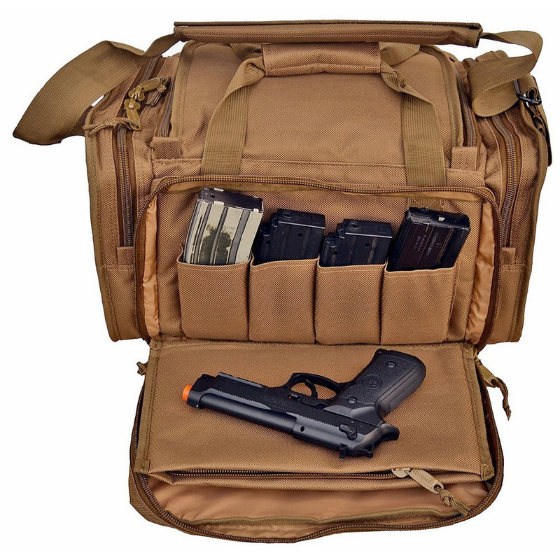 EXPLORER Large Padded Deluxe Tactical Range Bag - Rangemaster Gear Bag Tactical Assault Gear Sling Pack Range Bag Hiking Fanny Pack Waist Bag Shoulder Backpack EDC Camera Bag MOLLE Modular