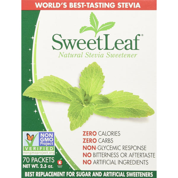 Sweetleaf Stevia 70 Piece Sweetener, 1 Count