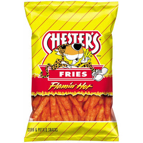 Chester's Fries Flamin' Hot Flavor 5.5 oz bag (Pack of 2)