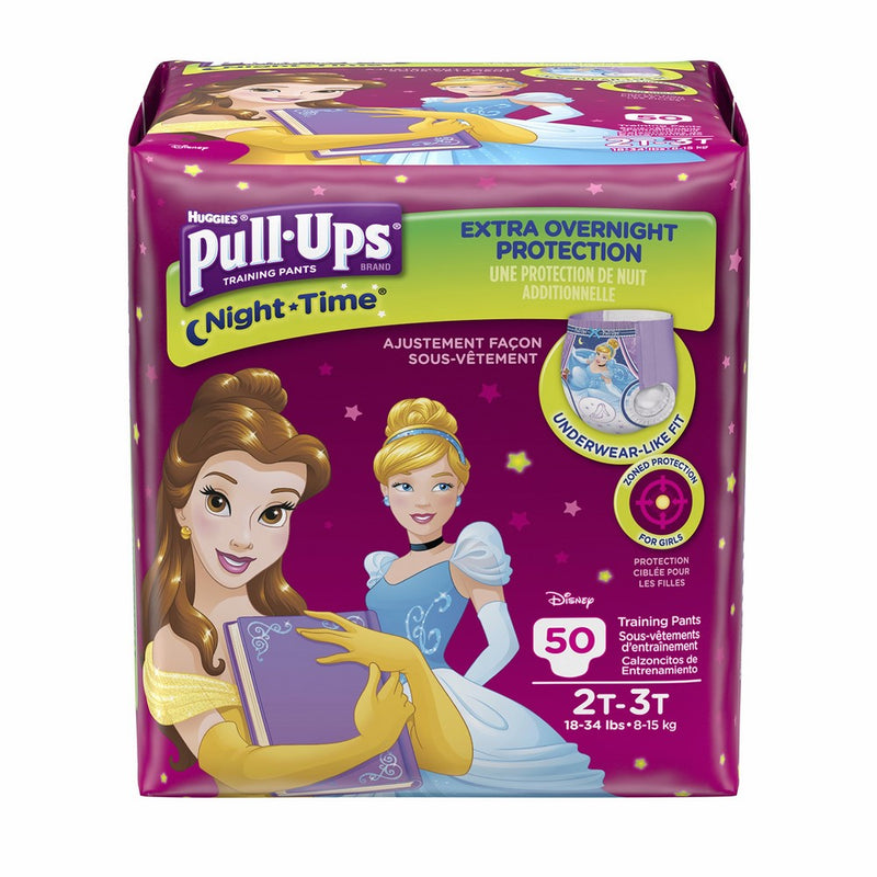 Huggies Pull-Ups Training Pants Nighttime - Girls - 2T-3T - 50 ct