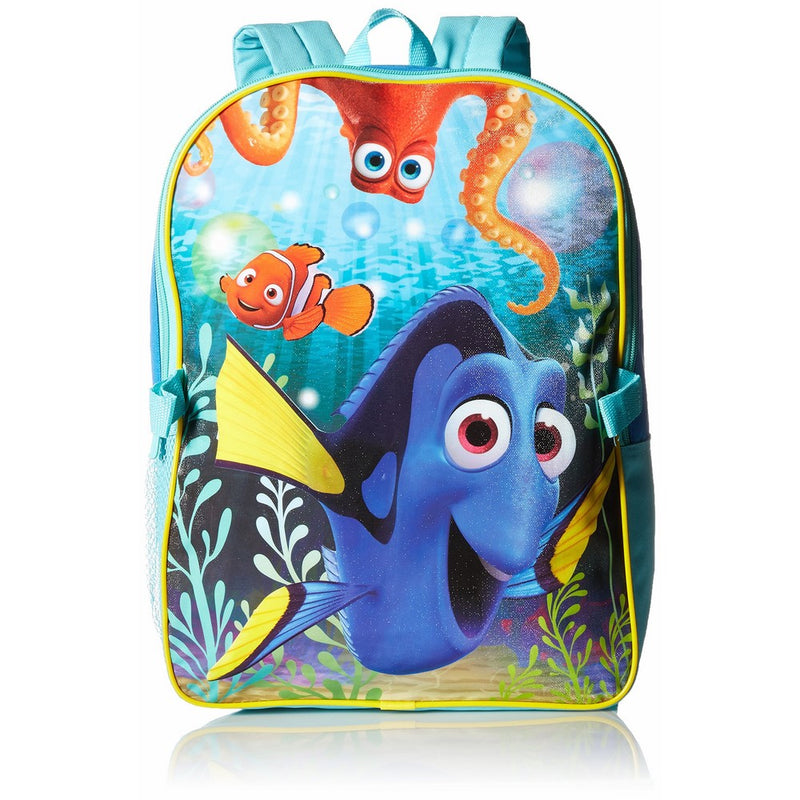 Disney Little Boys Dory Backpack with Lunch, Blue, One Size