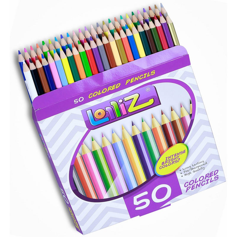 LolliZ Cul-50050 Colored Pencils 50/Pkg