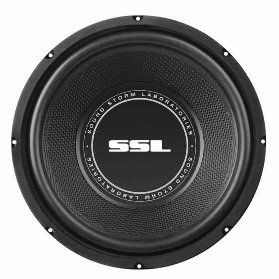 Sound Storm SS10 10 Inch, 600 Watt, Single 4 Ohm Voice Coil Car Subwoofer