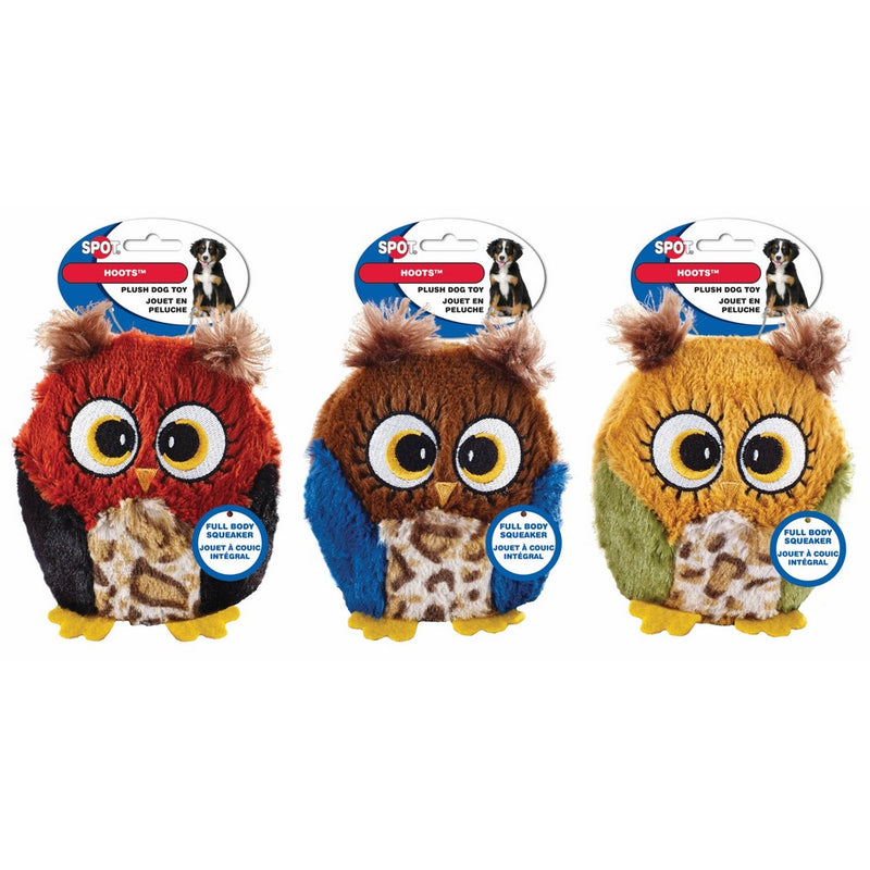 Ethical Pets Hoots Dog Toy, 4.75-Inch