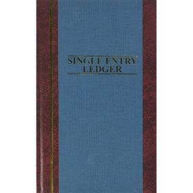 Wilson Jones S300 Line Accounting Journal, Single Entry Ledger, 11.75 x 7.25 Inches, 150 Pages (WS300-15SELA)