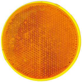 HY-KO PROD Plastic Reflector, 2 Pack, 3-1/4", Amber (CDRF-4A)