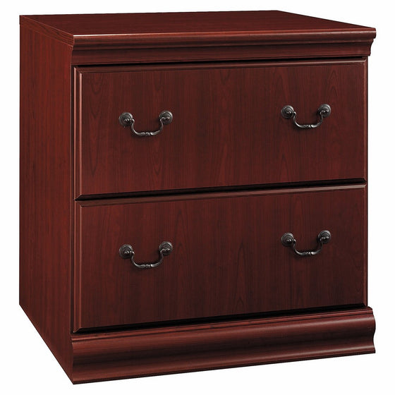 Bush Furniture Birmingham Lateral File Cabinet in Harvest Cherry