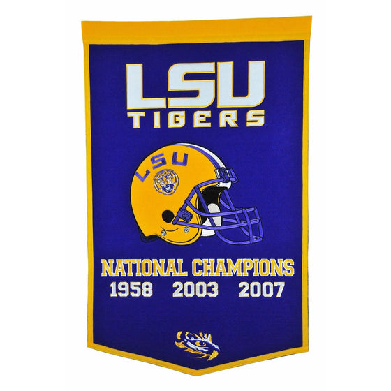 NCAA Louisiana State Fightin Tigers Dynasty Banner