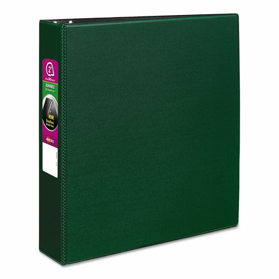 Avery 27553 Durable Binder with Slant Rings, 11 x 8 1/2, 2", Green