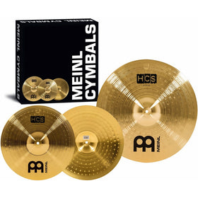 Meinl Cymbals HCS1418 HCS Cymbal Box Set Pack with 14" Hi Hat Pair and 18" Crash/Ride Cymbal (VIDEO)
