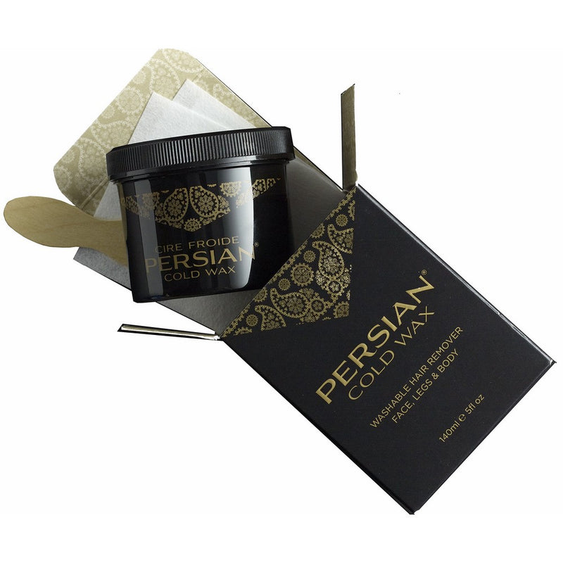 Persian Cold Wax Kit, Hair Removal Sugar Wax for Body Waxing Women & Men, 5 oz