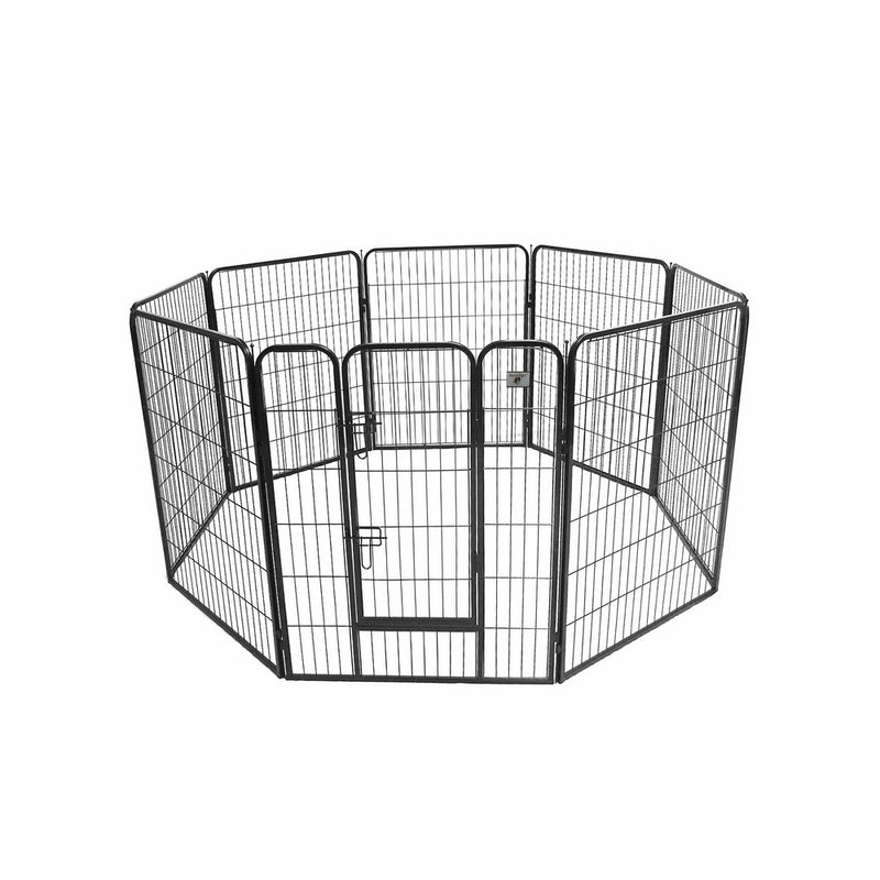 BestPet Hammertone Finish Heavy Duty Pet Playpen Dog Exercise Pen Cat Fence S, 40-Inch