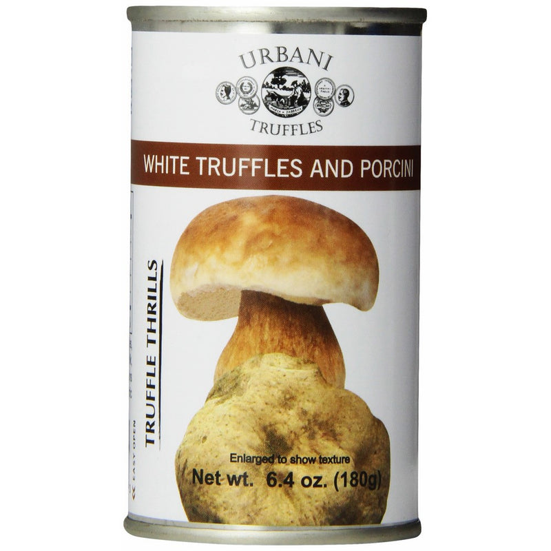 Urbani Truffles Truffle Thrills, White Truffles and Porcini, 6.4 Ounce Can
