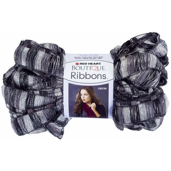 Red HeartBoutique Ribbons Yarn, City