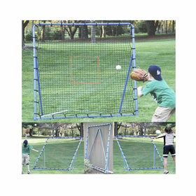 EZGoal Multi-Sport Folding Rebounder Net, 6 x 6-Feet, Blue