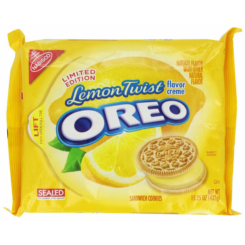 Nabisco, Oreo, Lemon Twist Limited Edition 15.25oz Bag