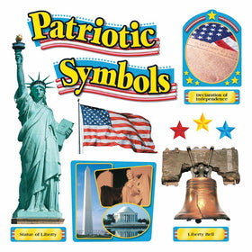 TREND enterprises, Inc. Patriotic Symbols Bulletin Board Set