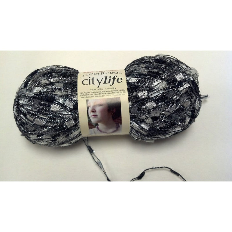 City Life Ladder Yarn-Silver Night