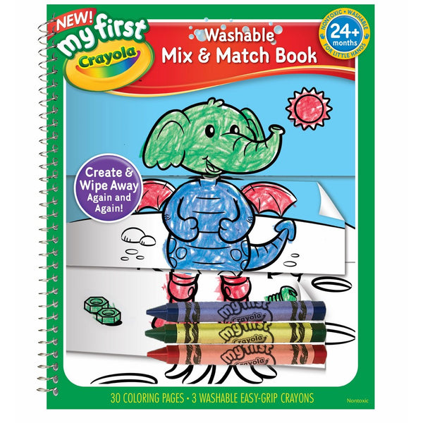 Crayola My First Crayola Mix and Match Coloring Book