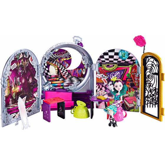 Ever After High Way Too Wonderland High and Raven Queen Playset